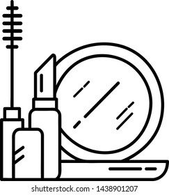 illustration of cosmetic flat design