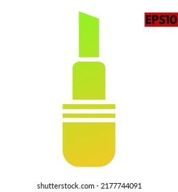 Ilustración del icono de gradiente cosmético