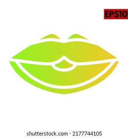 Illustration of cosmetic gradient icon