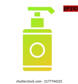Illustration of cosmetic gradient icon