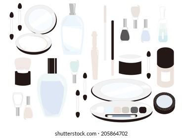 It is an illustration of cosmetics.