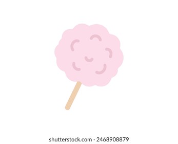 Illustration von Zuckerwatte-Symbol.