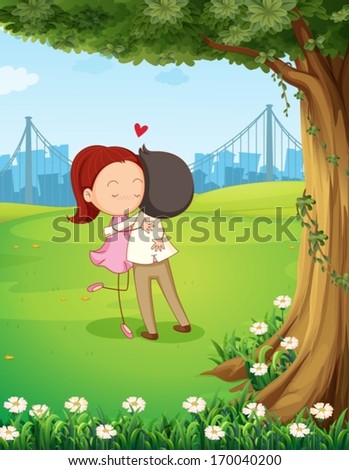 Similar – Image, Stock Photo affection Sky