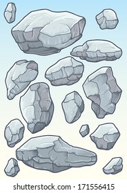 Illustration of a couple of stones.