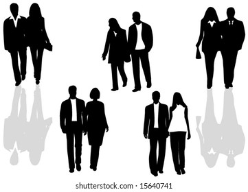 Illustration of couples