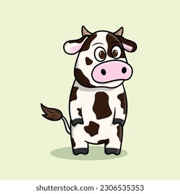 The Illustration of a Cow