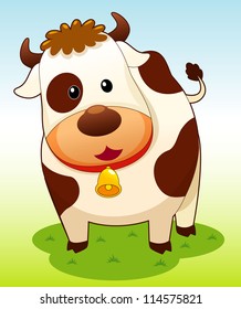 illustration of cow vector