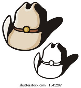 Illustration of a cowboy hat.