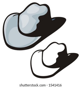 Illustration of a cowboy hat.