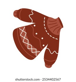 Illustration of Cozy Red Sweater