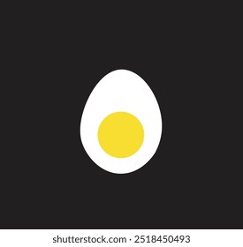 Ilustración de un huevo agrietado 