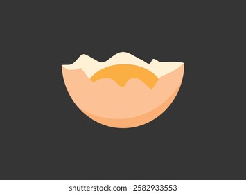 Illustration of an Cracked Egg 
