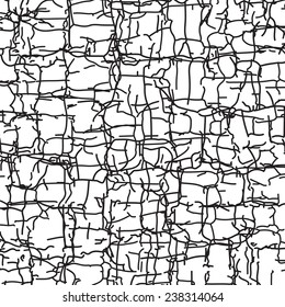  illustration  with  cracked  texture on white background