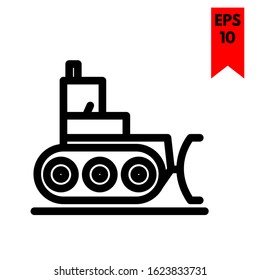 illustration of crawler loader icon