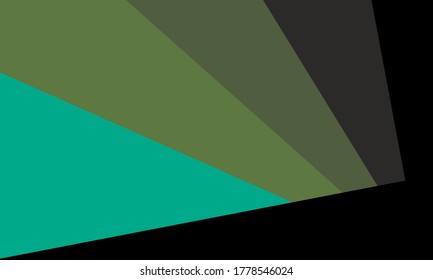 Illustration Of The Creative Blue Green Grey Gradation Triangular Abstract Background Cover Design