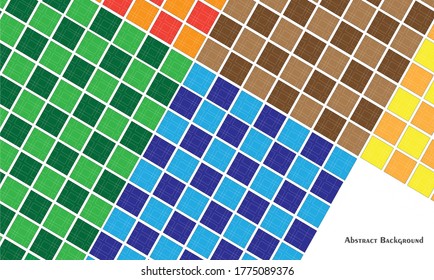 Illustration Of The Creative Colorful Gradation Square Abstract Background Cover Design