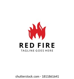 Illustration Creative Fire Flames design Icons Vector Silhouette template