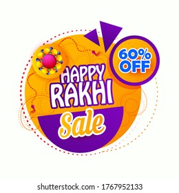 Illustration of Creative Rakhi  - Indian Religious Festival Raksha Bandhan