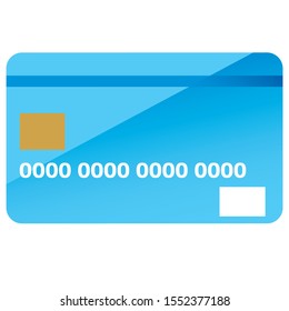 Illustration of credit card and prepaid card.