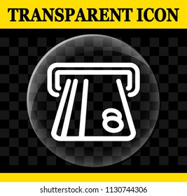 Illustration of credit card vector circle icon