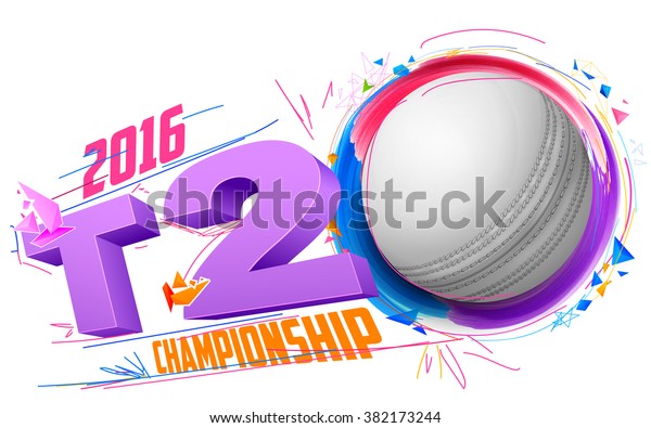 illustration of cricket ball for T20 Cricket\
Championship 