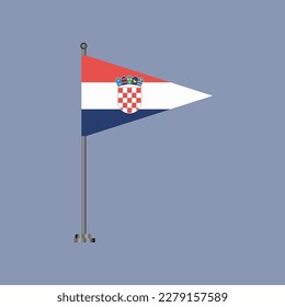 Vorlage für die kroatische Flagge