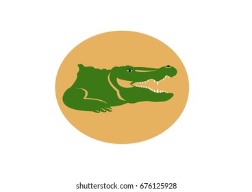 Illustration of a crocodile icon