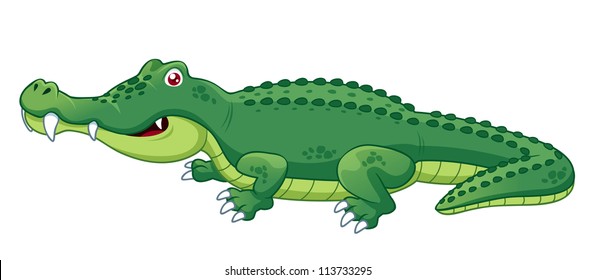 illustration of crocodile vector