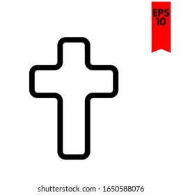 ilustración de icono de plano cruzado