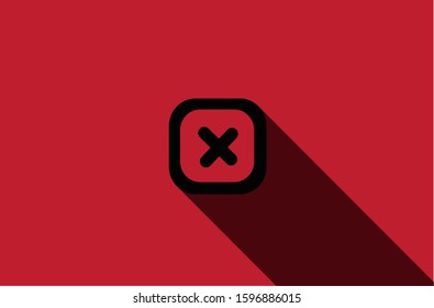 illustration of a cross in a flat style