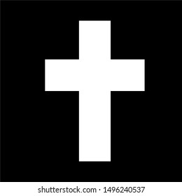 illustration of cross, sticker,tshirt print, vector illustration
