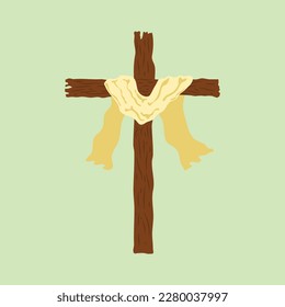 Illustration of the cross where Jesus was crucified