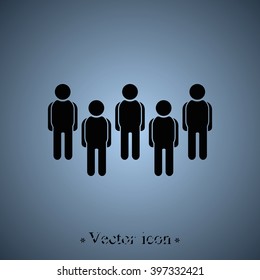 Illustration of crowd of people.