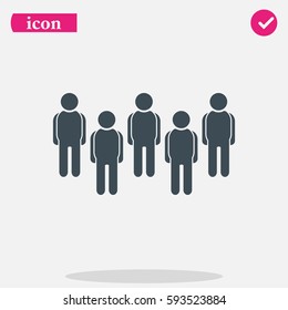 Illustration of crowd of people.
