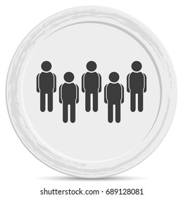 Illustration of crowd of people.