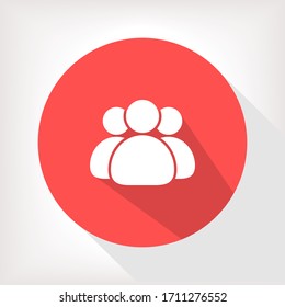 Illustration of crowd of people icon . Lorem Ipsum Illustration design