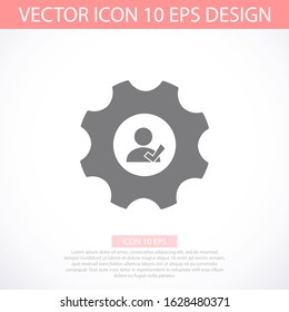 Illustration of crowd of people. Vector silhouettes icon. Social icon. Flat design style. Network of user groups. Group corporate team. Community member icon. The work of a business team