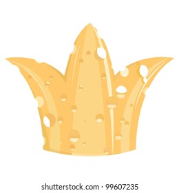 Illustration of the crown of cheese