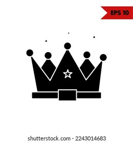 illustration of crown glyph icon