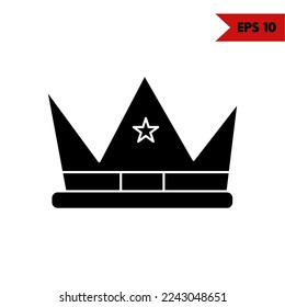 illustration of crown glyph icon