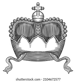 
Illustration of the crown. High Detailed Vector Art