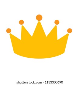 illustration crown king, queen – royal symbol  isolated vector