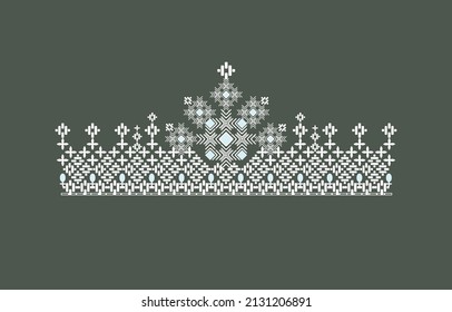 illustration crown tiara women with glittering precious stones