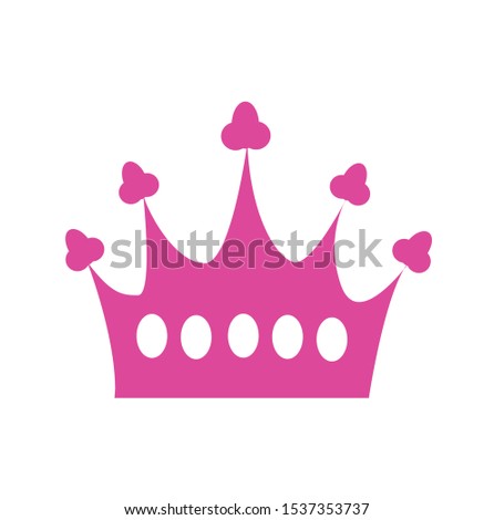 illustration of a crown vector illustration