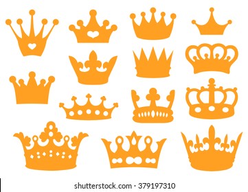 Illustration of crowns