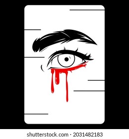 Illustration of Cry Eye design