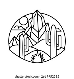 A Ilustração do Crystal Desertcore