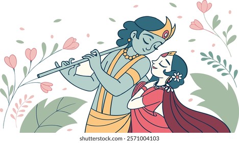 illustration, culture, flute, editable, india, bansuri, background, celebration, festival, greeting, janmashtami, murli, religion, vishnu, lord, hindu, traditional, hinduism, mythology,