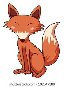 Illustration of a cunning fox