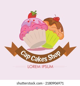 Illustration of a cup cake for various purposes